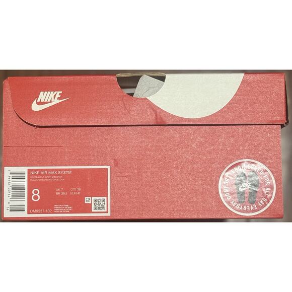 NEW Nike Air Max Systm White Navy Blue DM9537-102 Men’s Size Multi - Picture 7 of 7